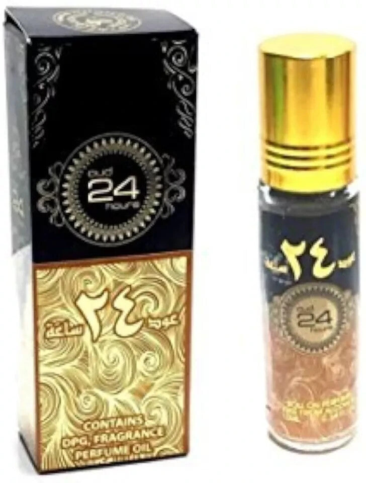 Oud 24 Hours | Pack of 3 | Perfume Oil | 10ml | Ard Al Zaafaran