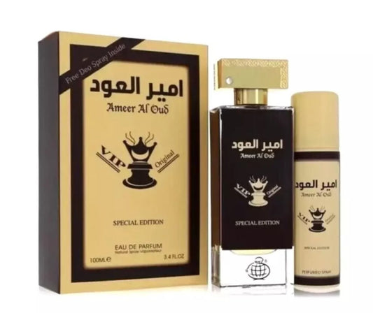Ameer Al Oud VIP | Free Deodorant | Eau De Parfum | 100ml | Fragrance World