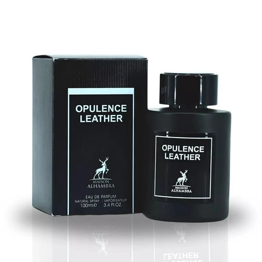 Opulence Leather | Amber & Leather | Eau de Parfum | 100ml | Maison Alhambra