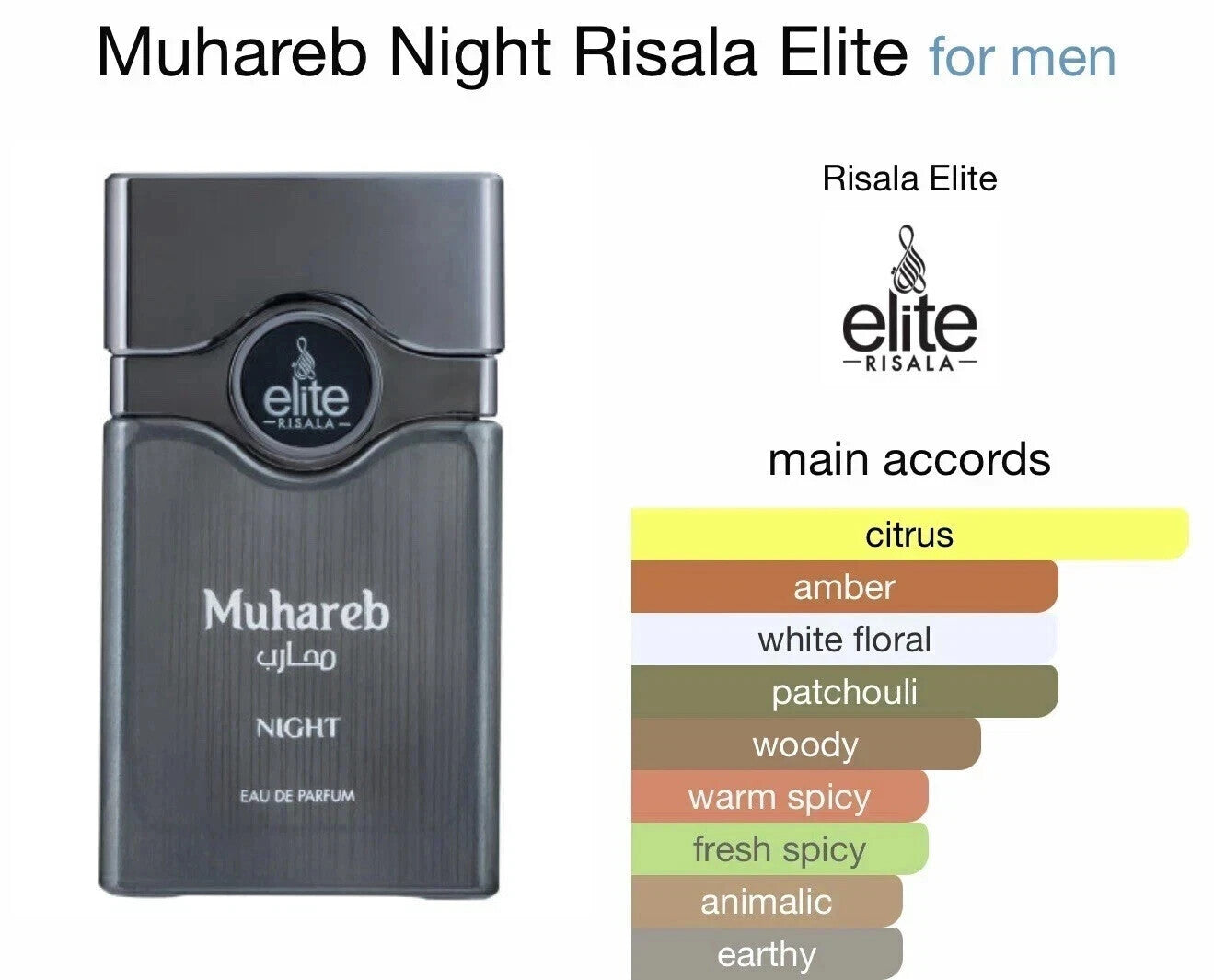 Muhareb Night | Eau De Parfum | 100ml | House Of Armaf | Risala Elite