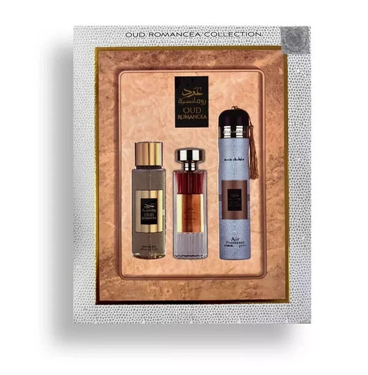 Oud Romancea | 3 Piece Gift Set Collection | Ard Al Zaafaran