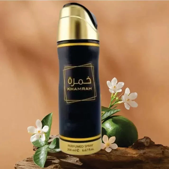 Khamrah | Body Spray Deodorant | Pack of 2 | 200ml | Lattafa