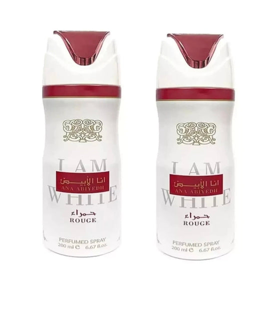 Ana Abiyedh Rouge | Pack of 2 | Body Spray Deodorant | 200ml | Lattafa